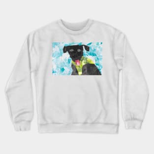 Doggo in a Vest Crewneck Sweatshirt